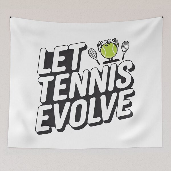 Item preview, Let Tennis Evolve, Evolution Tennis designed and sold by graphic-genie.