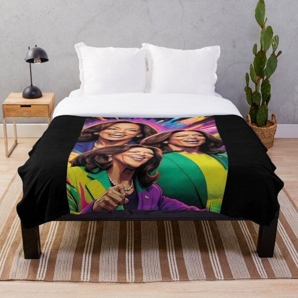Item preview, Kamala Harris Neon-Style Design - Vibrant Political Art designed and sold by creativaimages.