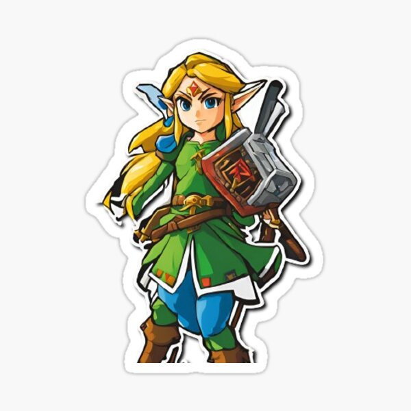 Item preview, Link from Zelda designed and sold by Stick-World.