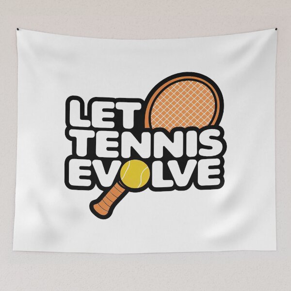 Item preview, Let Tennis Evolve, Evolution Tenni designed and sold by graphic-genie.