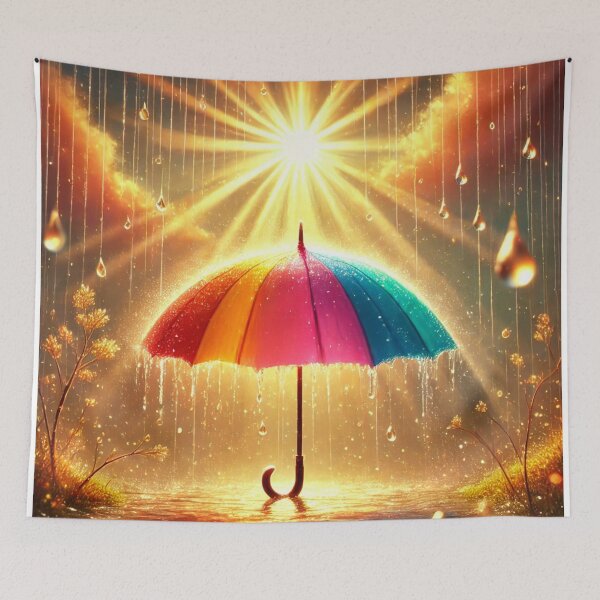Item preview, Colorful Umbrella in a SunShower designed and sold by TeslaSt0re.