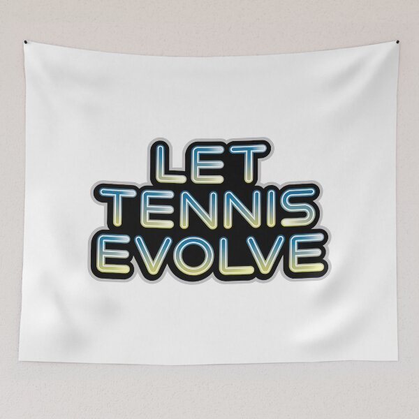 Item preview, Let Tennis Evolve, Evolution Tenni designed and sold by graphic-genie.
