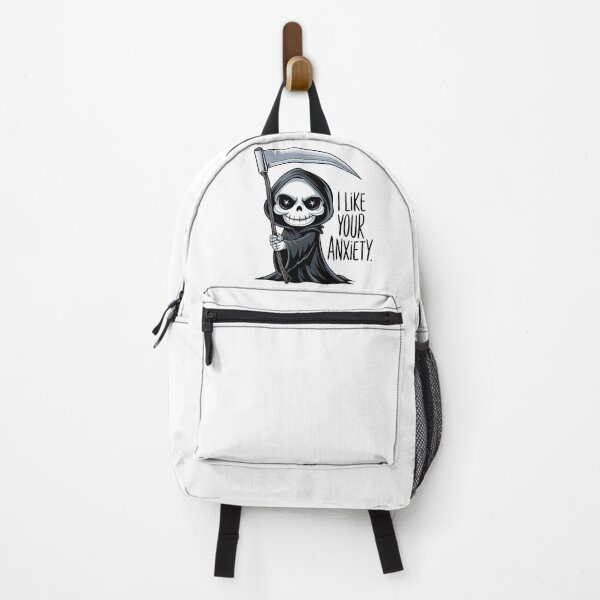 Item preview, Funny Grim Reaper I Like Your Anxiety designed and sold by PlanetMarker.
