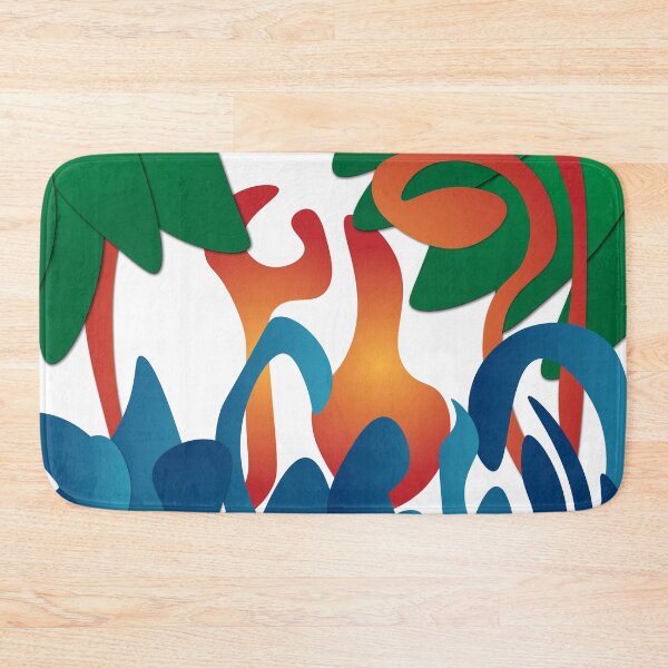 Item preview, Abstract jungle face designed and sold by TheKayVibe.