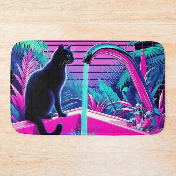 Item preview, Retro Cat in a Sink designed and sold by zzz888.