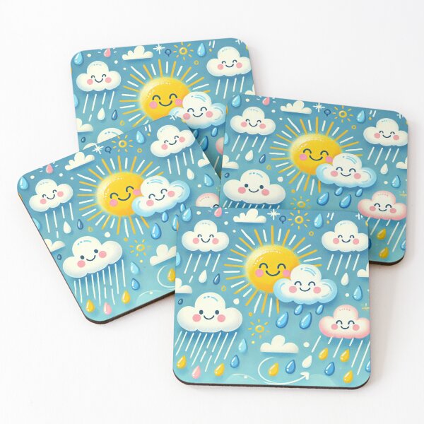 Item preview, Playful Clouds in a SunShower designed and sold by TeslaSt0re.