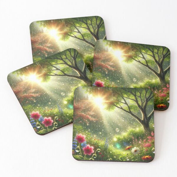 Item preview, Forest Blossoms in a SunShower designed and sold by TeslaSt0re.