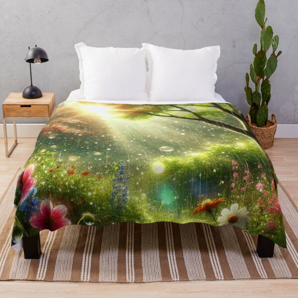 Item preview, Forest Blossoms in a SunShower designed and sold by TeslaSt0re.