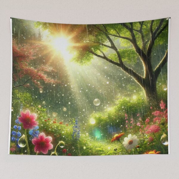 Item preview, Forest Blossoms in a SunShower designed and sold by TeslaSt0re.
