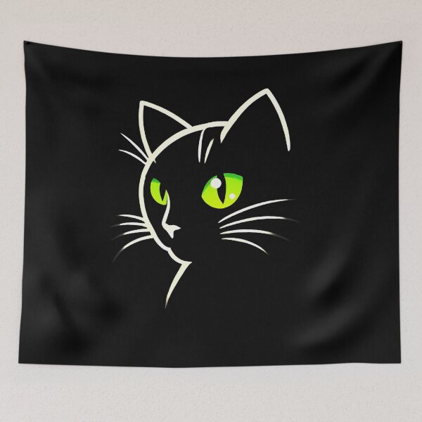 Item preview, Stylish Black Cat Design - Perfect for Cat Enthusiasts designed and sold by TKDigitalDesign.