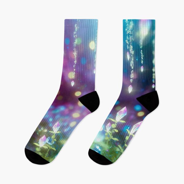 Item preview, Glowing Crystals in a SunShower designed and sold by TeslaSt0re.