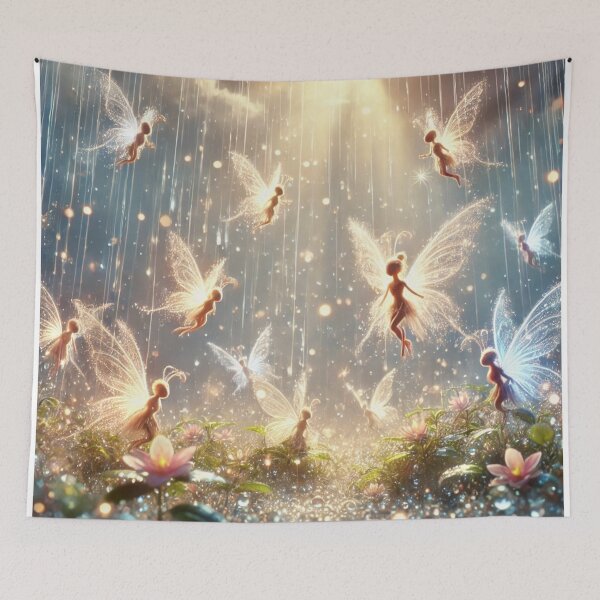 Item preview, Fairies Dancing in a SunShower designed and sold by TeslaSt0re.