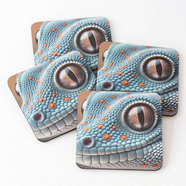 Item preview, Tokay Gecko Closeup - Detailed Vibrant Reptile designed and sold by NocturnalNook.
