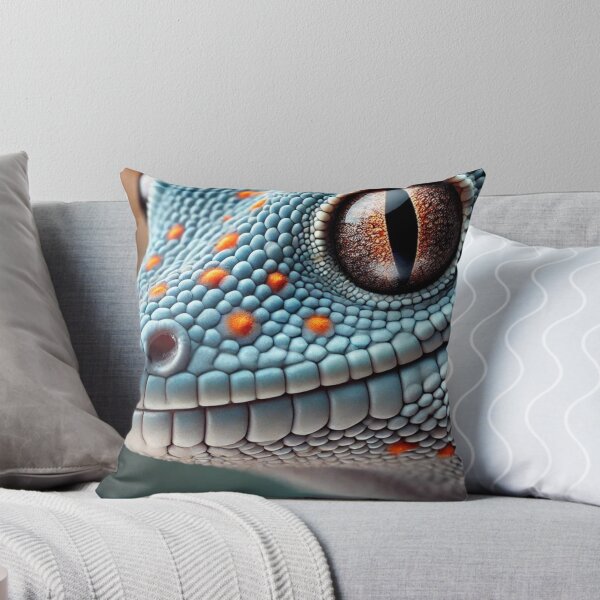 Item preview, Tokay Gecko Closeup - Detailed Vibrant Reptile designed and sold by NocturnalNook.