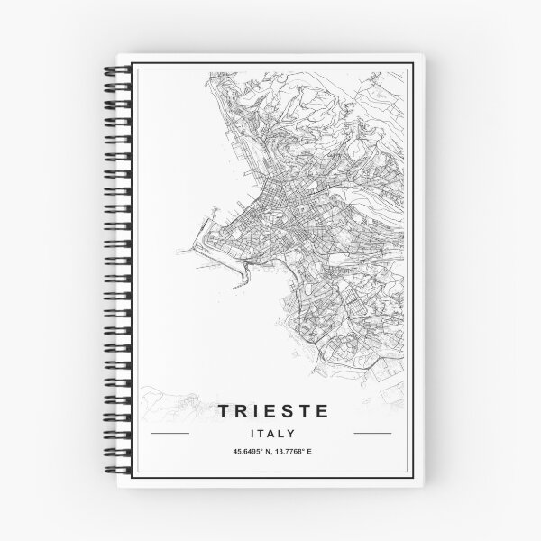 Item preview, Trieste City Map designed and sold by SHAMPAIN-ART-CO.