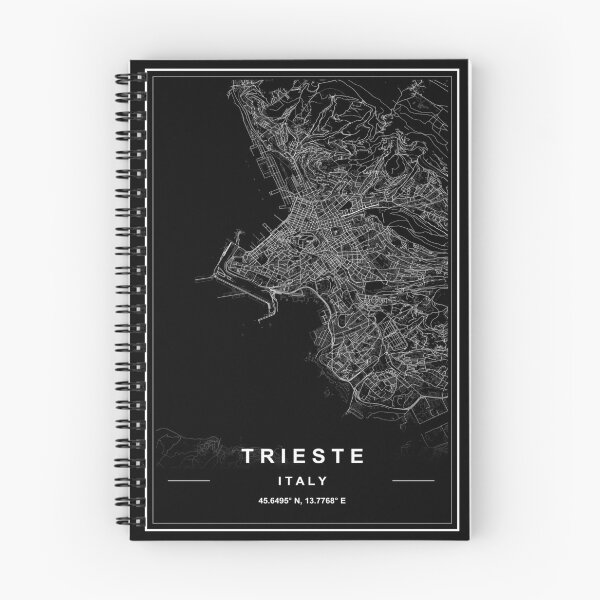 Item preview, Trieste City Map designed and sold by SHAMPAIN-ART-CO.