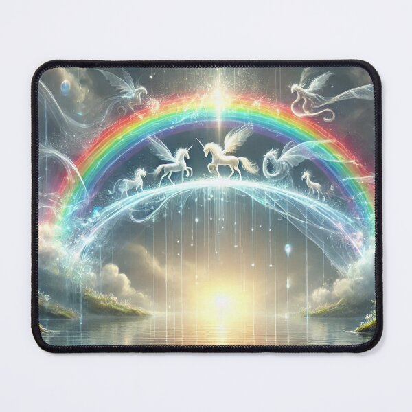 Item preview, Rainbow Bridge Under a SunShower designed and sold by TeslaSt0re.
