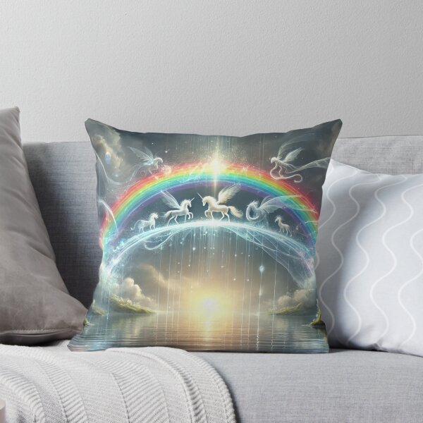Item preview, Rainbow Bridge Under a SunShower designed and sold by TeslaSt0re.