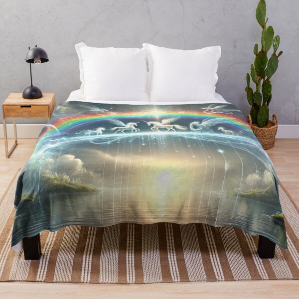 Item preview, Rainbow Bridge Under a SunShower designed and sold by TeslaSt0re.