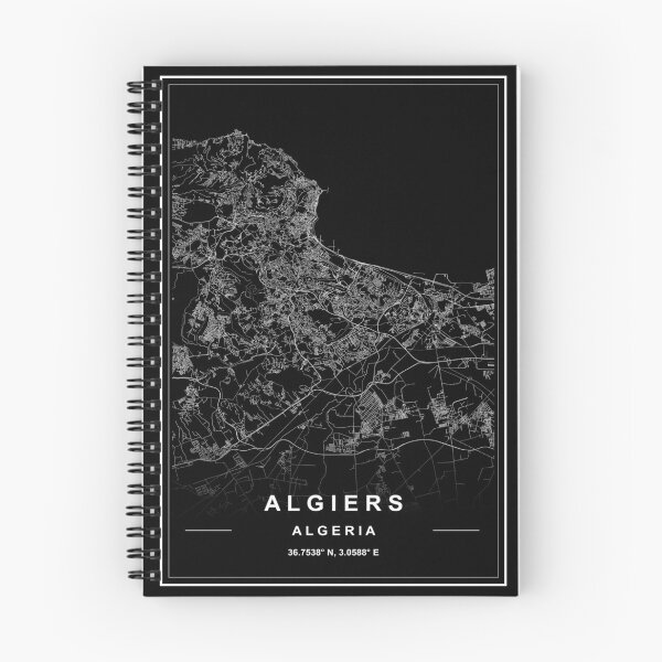 Item preview, Mapa de la ciudad de Argel designed and sold by SHAMPAIN-ART-CO.