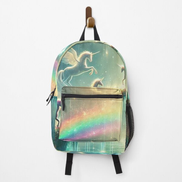 Item preview, SunShower Fantasy: Unicorns on the Bridge designed and sold by TeslaSt0re.