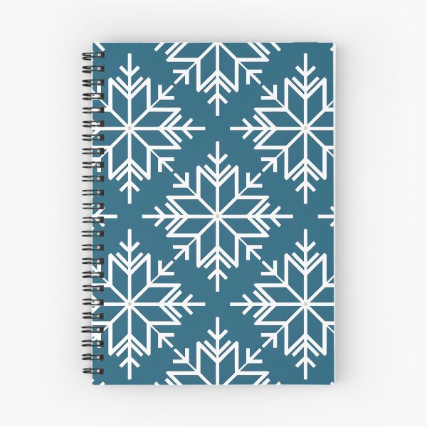 Item preview, Geometric Blue and White Snowflake Pattern | Crisp Winter Design designed and sold by Artophilists.