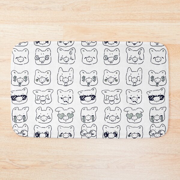 Item preview, Piggy-mojis designed and sold by AJBaird.