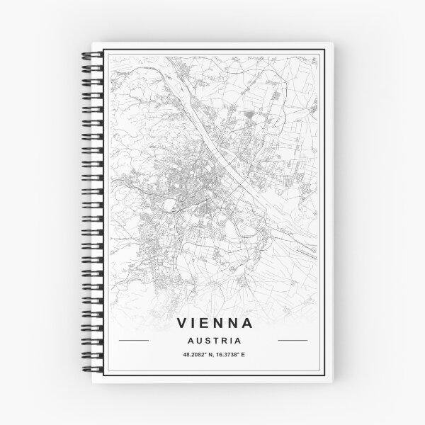 Item preview, Vienna City Map designed and sold by SHAMPAIN-ART-CO.