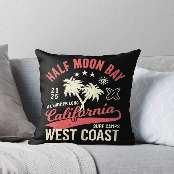 Item preview, Half Moon Bay Surf Camp Surfing Mavericks West Coast California designed and sold by eclecTEEq.