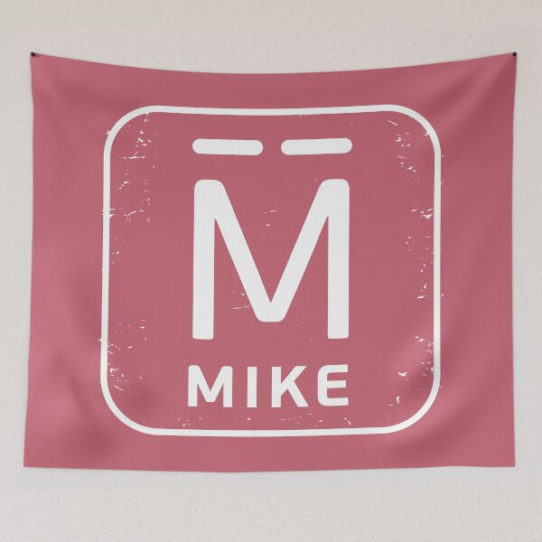 Item preview, NATO phonetic alphabet - Letter M + Morse Code designed and sold by studio838.