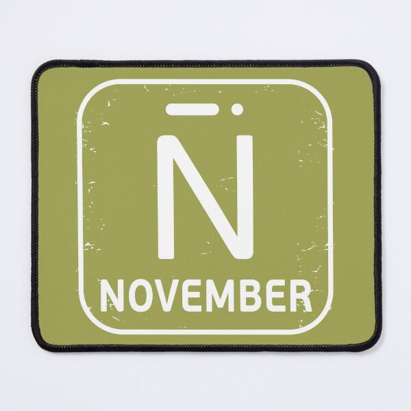 Item preview, NATO phonetic alphabet - Letter N + Morse Code designed and sold by studio838.