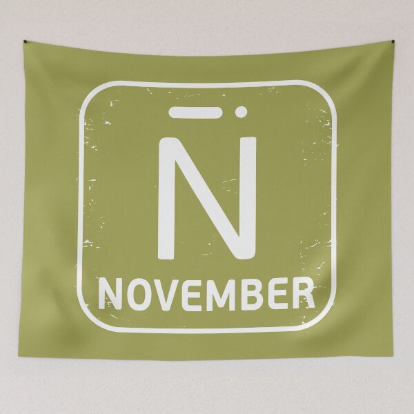 Item preview, NATO phonetic alphabet - Letter N + Morse Code designed and sold by studio838.