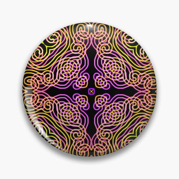 Item preview, overlapping spirals in a circle designed and sold by chambergambit.