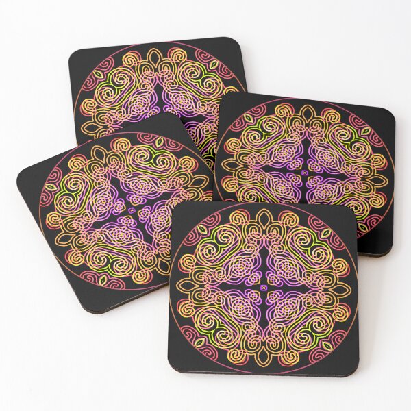 Item preview, overlapping spirals in a circle designed and sold by chambergambit.