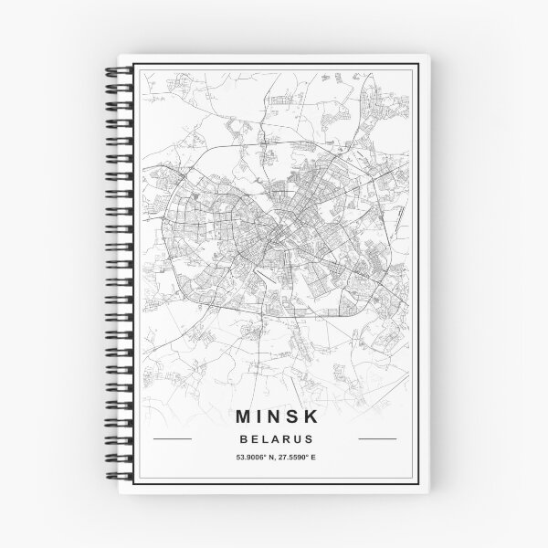 Item preview, Minsk City Map designed and sold by SHAMPAIN-ART-CO.