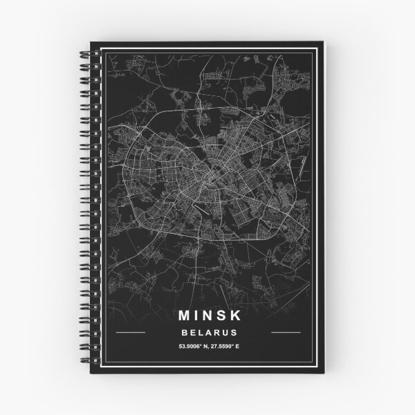 Item preview, Minsk City Map designed and sold by SHAMPAIN-ART-CO.