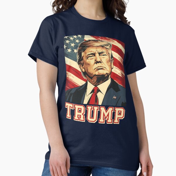 Item preview, Trump 2024 American Flag designed and sold by trendyzcom.