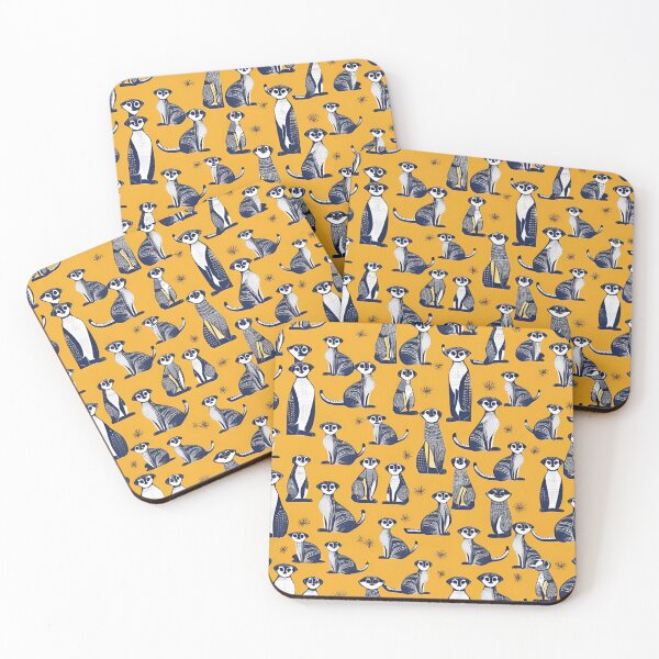 Item preview, Cute Meerkat Pattern designed and sold by pUNKnown.