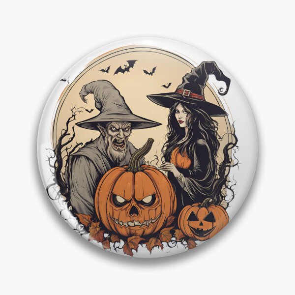 Item preview, Witch and Pumpkin Demon Halloween T-Shirt, Halloween Shirts. designed and sold by BeYourself1993.