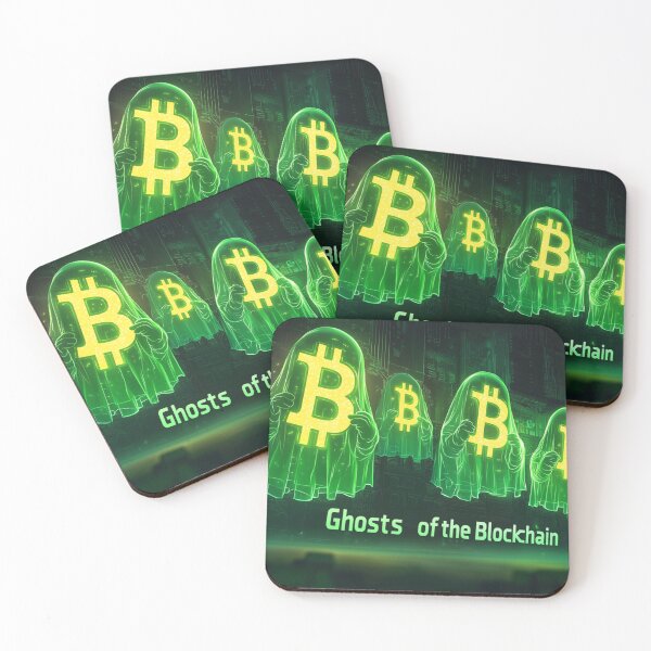 Item preview, Bitcoin Ghosts - Cryptocurrency and Fantastical Illustration designed and sold by Fab-Haven.