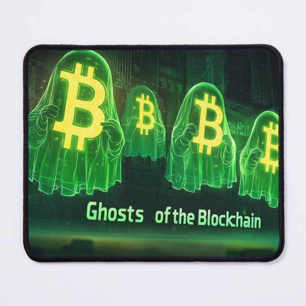 Item preview, Bitcoin Ghosts - Cryptocurrency and Fantastical Illustration designed and sold by Fab-Haven.