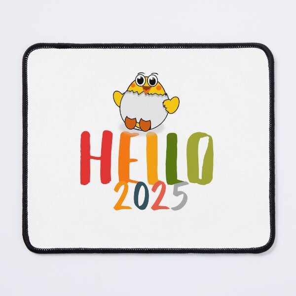 Item preview, Hello 2025 – New Year, Fresh Beginnings, Futuristic Vibes designed and sold by Colorful-Garden.