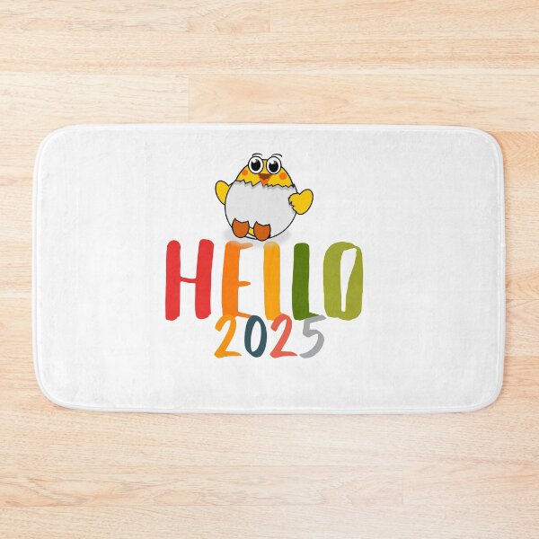 Item preview, Hello 2025 – New Year, Fresh Beginnings, Futuristic Vibes designed and sold by Colorful-Garden.