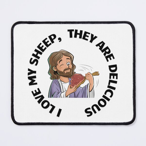 Item preview, The Last Supper 2.0: Jesus and His Culinary Sin and Pleasure. Bold, Controversial Design. Sacred Meets Profane on a Plate - A T-shirt for Fans of Irreverent Humor. designed and sold by Zenithara.