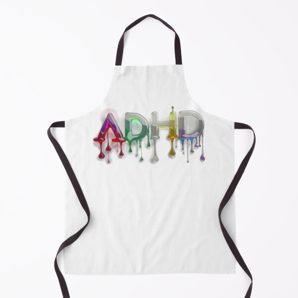 Item preview, The word "ADHD" is made of dripping glass bottles filled with colored liquid.1 designed and sold by My-fake-places.