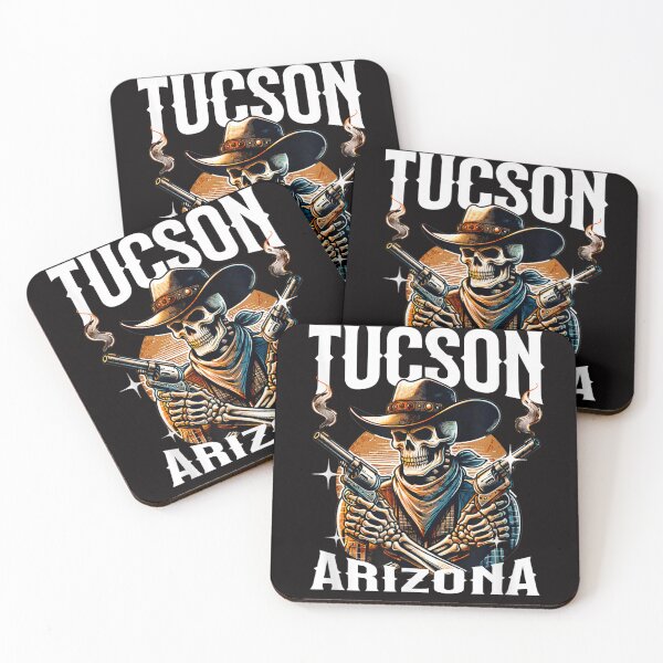 Item preview, The Old Pueblo Tucson Arizona pistol cowboy designed and sold by MythicMosaics.