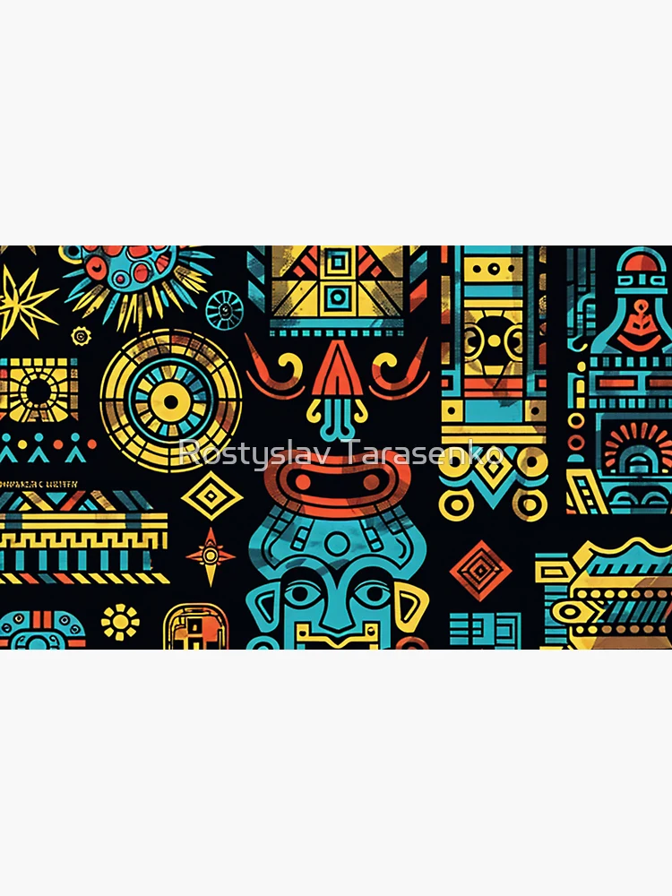 Thumbnail 4 of 4, Coffee Mug, Aztec designed and sold by Rostislav Tarasenko.