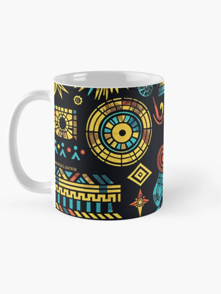 Thumbnail 5 of 6, Coffee Mug, Aztec designed and sold by Rostislav Tarasenko.