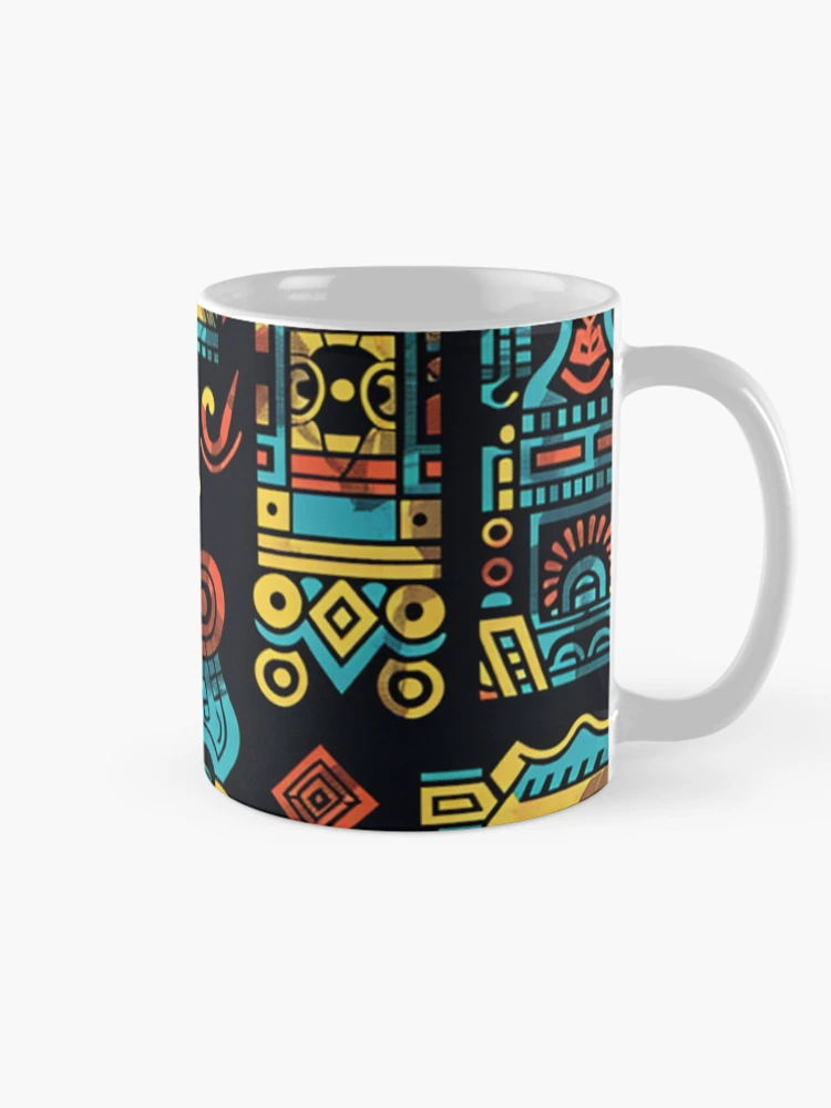 Thumbnail 3 of 6, Coffee Mug, Aztec designed and sold by Rostislav Tarasenko.