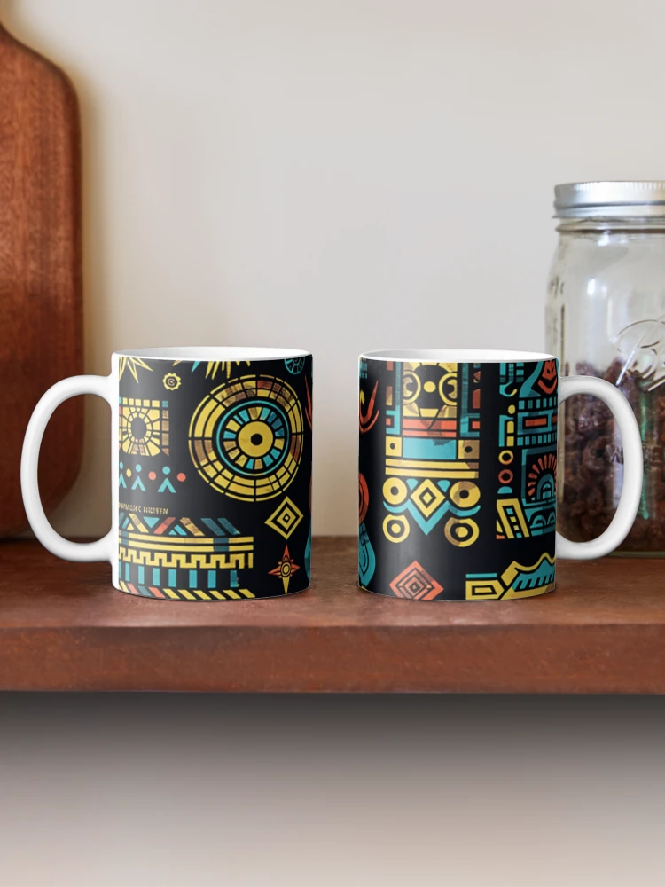Thumbnail 2 of 6, Coffee Mug, Aztec designed and sold by Rostislav Tarasenko.